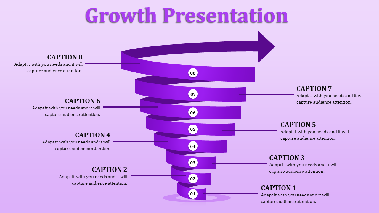 growth ppt template-growth presentation